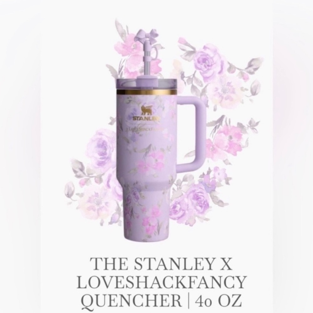 ❌SOLD❌ Stanley Loveshackfancy 40oz-purple